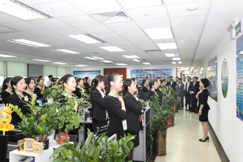 明光市市委书记被NG28企业文化深深感动 | 深入沟通合作空间广阔