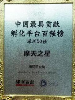 NG28荣获2017胡润百富中国最具贡献孵化平台百强榜深圳50强称号